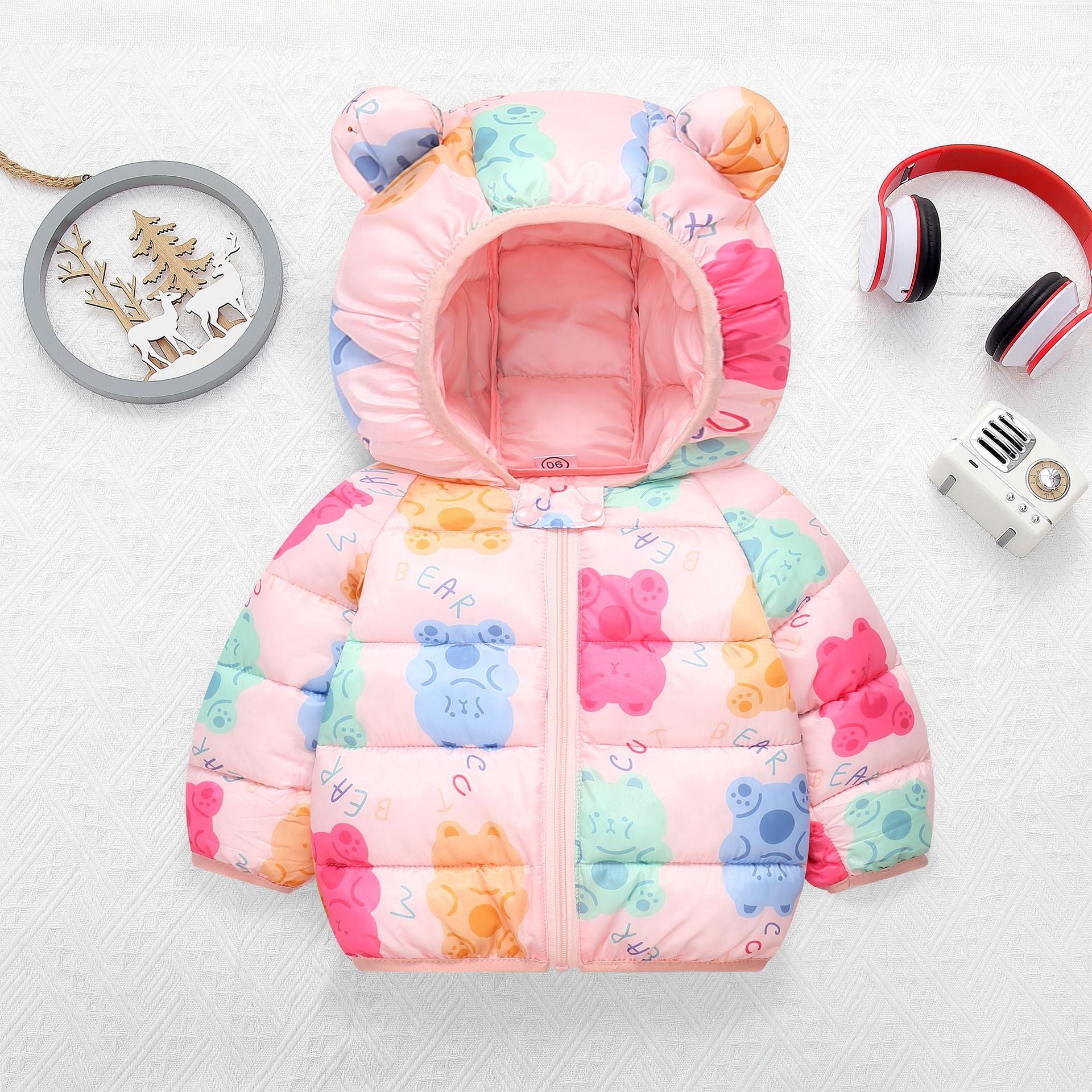 Wholesale Autumn/Winter Down Cotton Polyester Baby Clothes